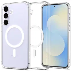 Spigen Ultra Hybrid MagFit Samsung Galaxy S25 FE Hoesje MagSafe Transparant Wit afbeelding