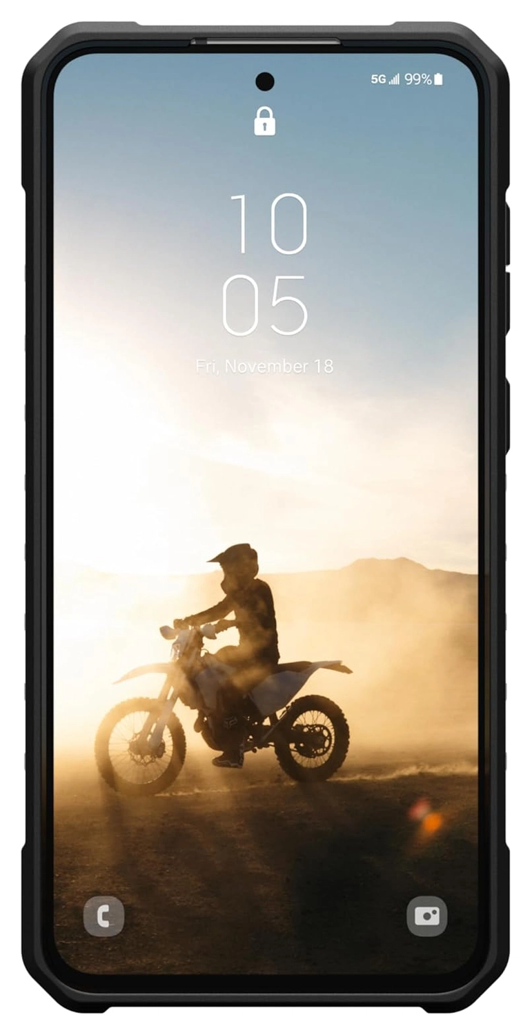 UAG Pathfinder Clear Samsung Galaxy S25 FE Hoesje MagSafe Back Cover Ash Zwart afbeelding 6