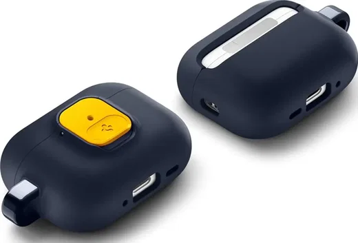 Spigen Nano Pop Case AirPods Pro 3 Hoesje met Karabijnhaak Blauw afbeelding 16