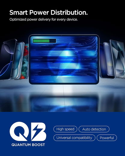 Spigen Essential 113W Autolader met 3 Poorten EV1133 Zwart afbeelding 6