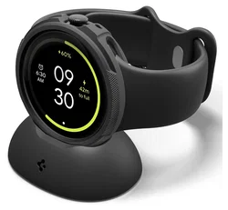 Spigen Liquid Air - Google Pixel Watch 4 41MM Hoesje Zwart + Oplaad Standaard afbeelding