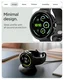 Spigen Liquid Air - Google Pixel Watch 4 41MM Hoesje Zwart + Oplaad Standaard afbeelding 7