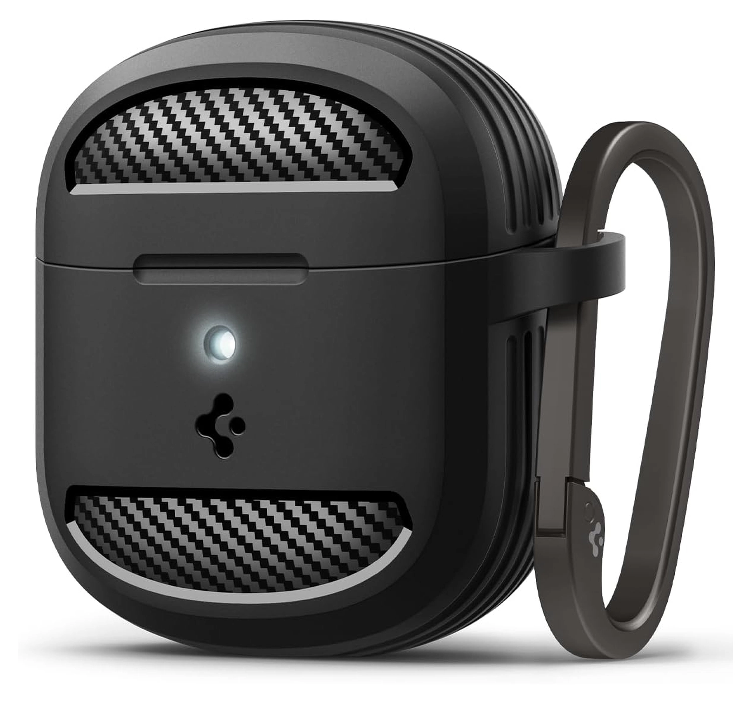 Spigen Rugged Armor Google Pixel Buds 2a Hoesje Matte Zwart afbeelding 1