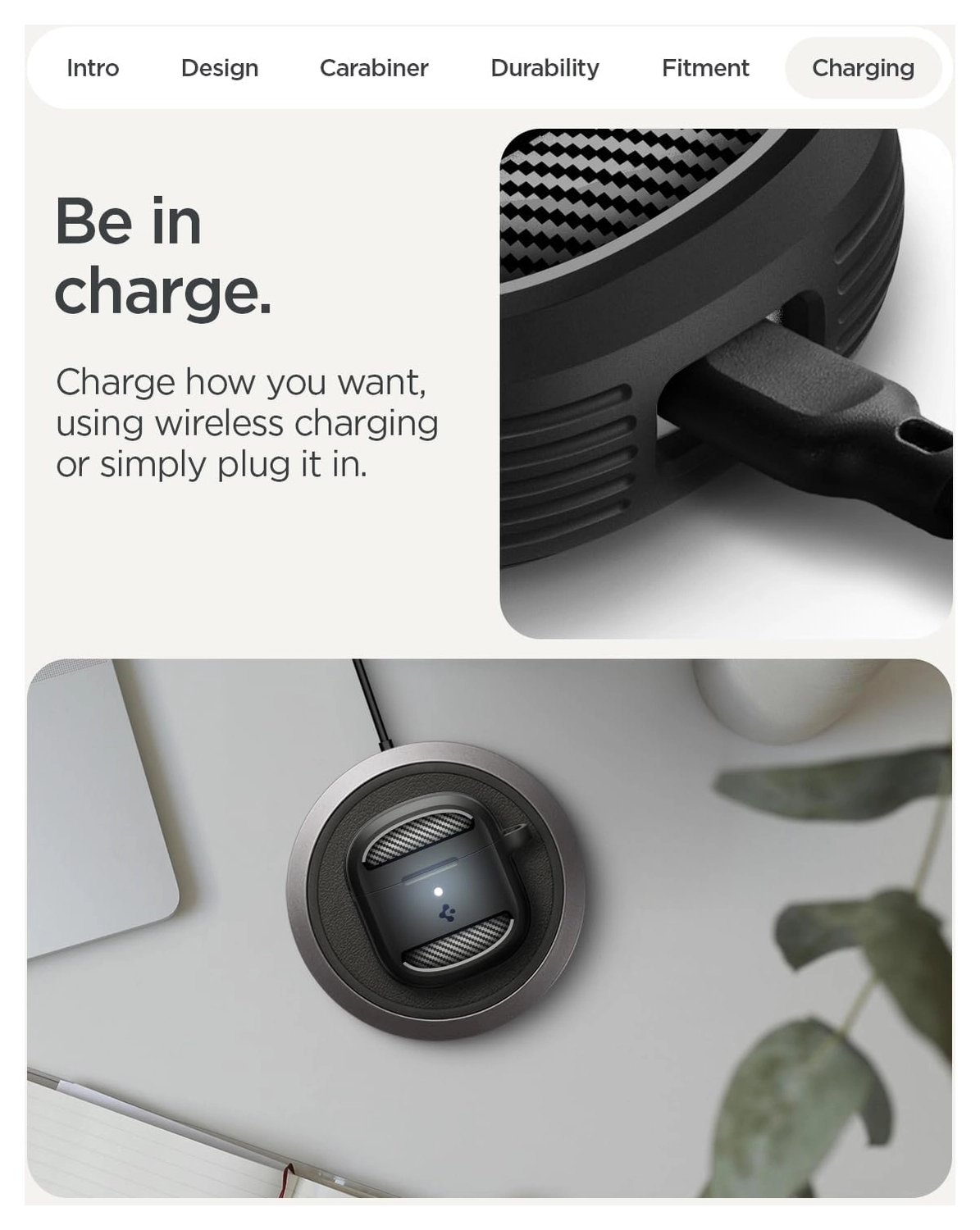 Spigen Rugged Armor Google Pixel Buds 2a Hoesje Matte Zwart afbeelding 8