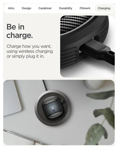 Spigen Rugged Armor Google Pixel Buds 2a Hoesje Matte Zwart afbeelding 8