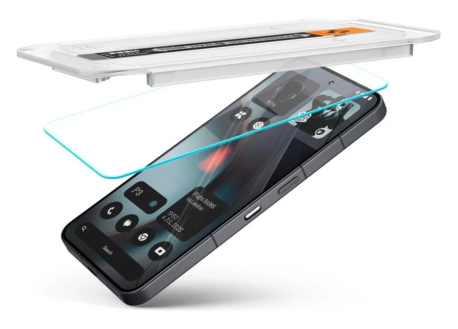 Spigen EZ Fit GLAS.tR Nothing Phone (3) Screen Protector 2-Pack afbeelding 2