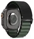 Spigen WBF1 - Apple Watch 1-11/SE/Ultra Bandje - 49/46/45/44/42MM - Zwart Groen afbeelding 2