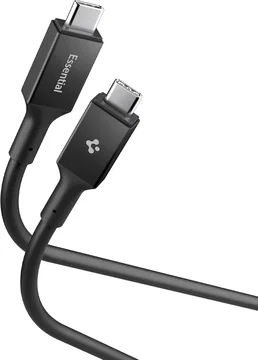 Spigen Essential USB-C naar USB-C Kabel 100W Fast Charge 2 Meter Zwart