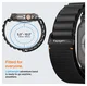Spigen WBF1 - Apple Watch 1-11/SE/Ultra Bandje - 49/46/45/44/42MM - Zwart afbeelding 3