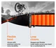 Spigen WBF1 - Apple Watch 1-11/SE/Ultra Bandje - 49/46/45/44/42MM - Zwart Oranje afbeelding 6