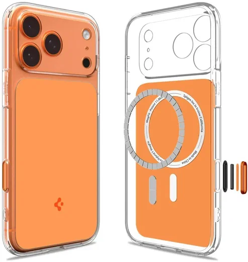 Spigen Ultra Hybrid T Apple iPhone 17 Pro Max Hoesje MagSafe Matte Oranje afbeelding 1