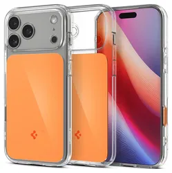Spigen Ultra Hybrid T Apple iPhone 17 Pro Max Hoesje MagSafe Transparant Oranje afbeelding