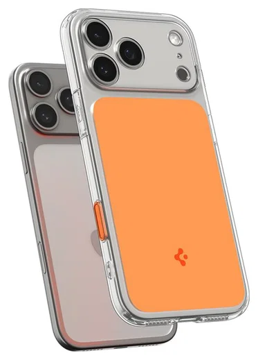 Spigen Ultra Hybrid T Apple iPhone 17 Pro Max Hoesje MagSafe Transparant Oranje afbeelding 5