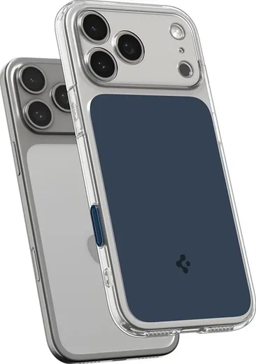 Spigen Ultra Hybrid T Apple iPhone 17 Pro Hoesje MagSafe Back Cover Matte Blauw afbeelding 5