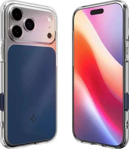 Spigen Ultra Hybrid T Apple iPhone 17 Pro Hoesje MagSafe Back Cover Matte Blauw afbeelding 7
