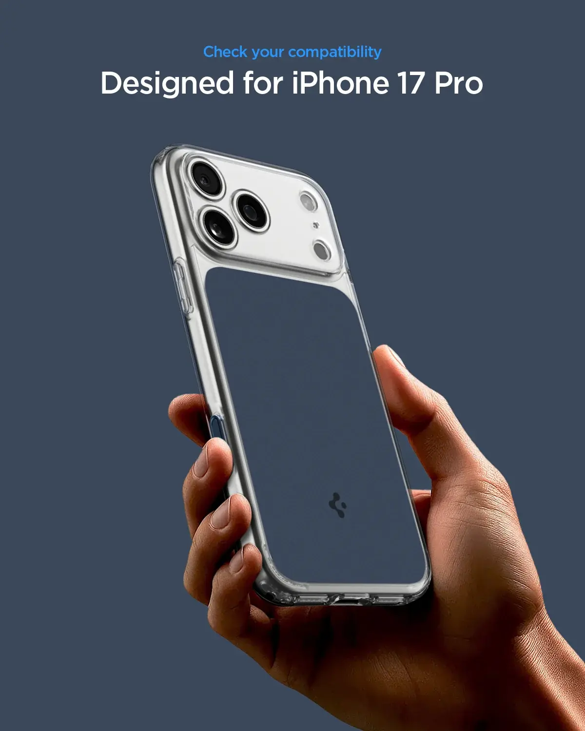 Spigen Ultra Hybrid T Apple iPhone 17 Pro Hoesje MagSafe Matte Blauw afbeelding 5