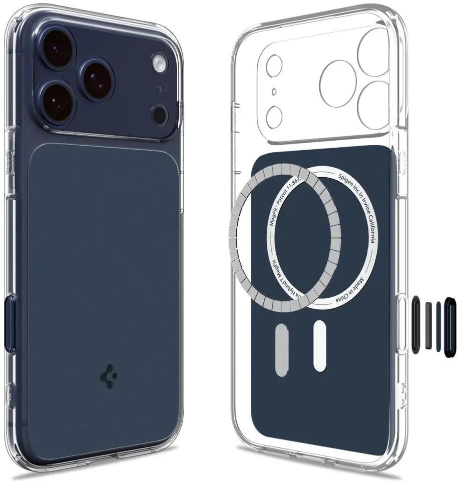 Spigen Ultra Hybrid T Apple iPhone 17 Pro Hoesje MagSafe Matte Blauw afbeelding 1