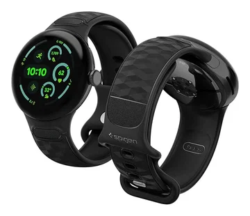 Spigen Parallax - Google Pixel Watch 4/3 45MM - Hoesje en Bandje Zwart