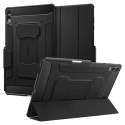 Spigen Rugged Armor Pro Samsung Galaxy Tab S11 Ultra Hoes Book Case Zwart afbeelding