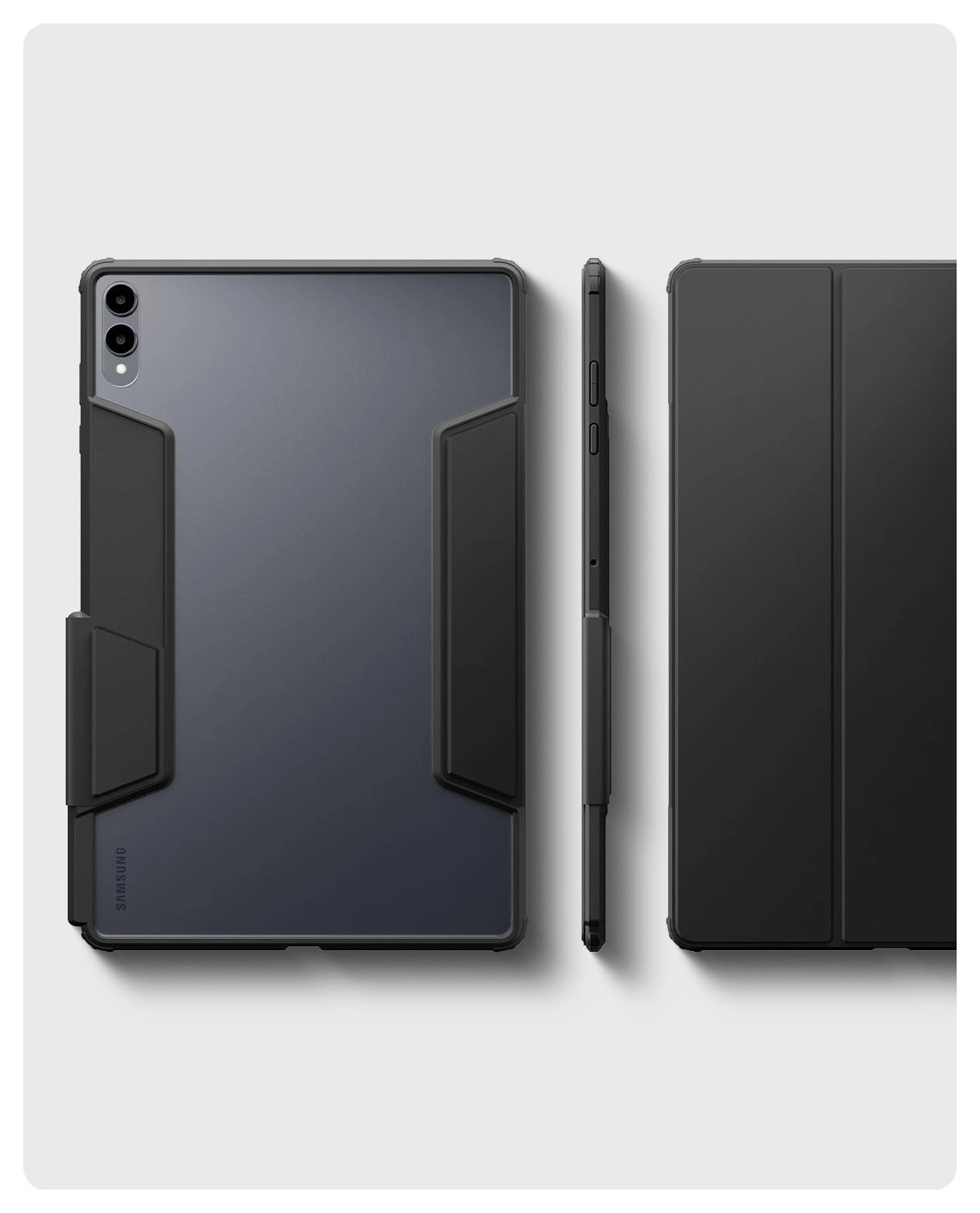 Spigen Ultra Hybrid Pro Samsung Galaxy Tab S11 Ultra Hoes Book Case Zwart afbeelding 6