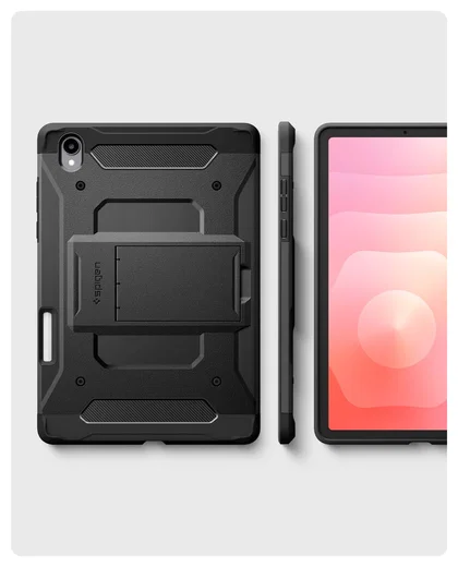 Spigen Tough Armor Pro Samsung Galaxy Tab S11 Hoes Back Cover Zwart afbeelding 7