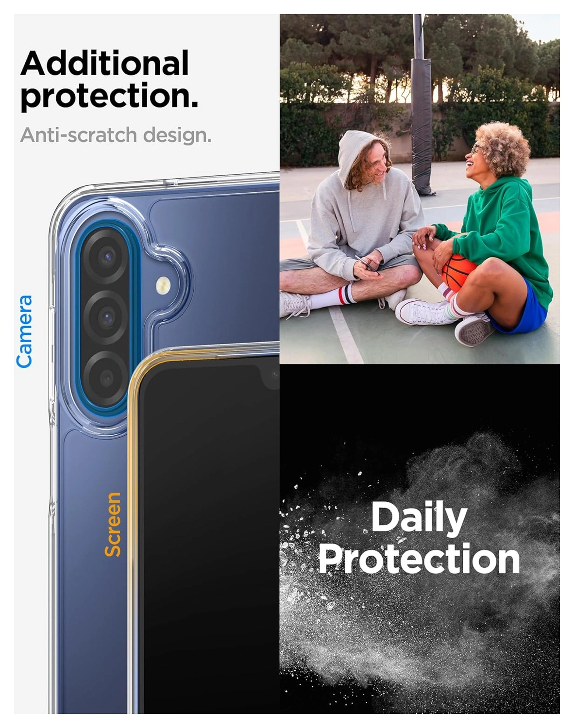 Spigen Ultra Hybrid Samsung Galaxy A17 Hoesje Back Cover Transparant afbeelding 6