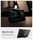 Spigen Tough Armor Pro Samsung Galaxy Tab S11 Ultra Hoes Back Cover Zwart afbeelding 3