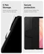 Spigen Ultra Hybrid Pro Samsung Galaxy Tab S11 Hoes Book Case Zwart afbeelding 5