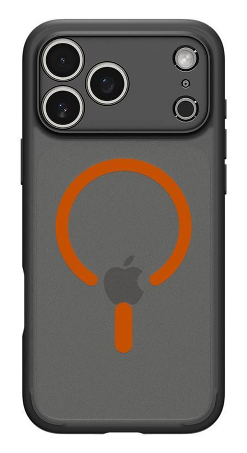 Spigen Ultra Hybrid MagFit iPhone 17 Pro Max Hoesje MagSafe Zwart Oranje afbeelding 2