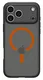 Spigen Ultra Hybrid MagFit iPhone 17 Pro Max Hoesje MagSafe Zwart Oranje afbeelding 6