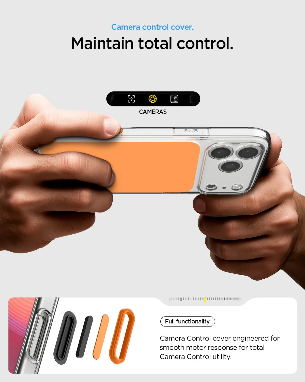 Spigen Ultra Hybrid T Apple iPhone 17 Pro Hoesje MagSafe Matte Oranje afbeelding 7