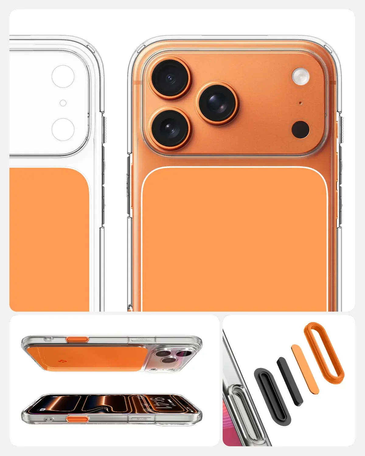 Spigen Ultra Hybrid T Apple iPhone 17 Pro Hoesje MagSafe Matte Oranje afbeelding 8