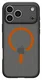 Spigen Ultra Hybrid MagFit Apple iPhone 17 Pro Hoesje MagSafe Zwart Oranje afbeelding 2