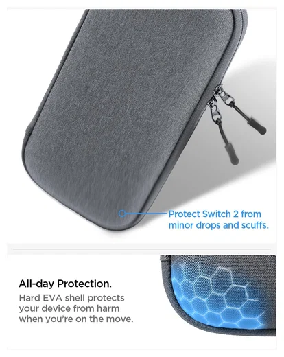Spigen Klasden V2 Nintendo Switch 2 Hoesje Opberghoes Game Card Organizer Grijs afbeelding 6