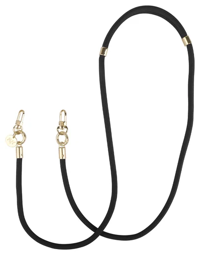 AVY Apple iPhone 16 Hoesje met Koord & MagSafe 130CM Tressé Black afbeelding 12