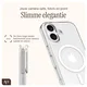 AVY Apple iPhone 16 Hoesje met Koord & MagSafe 130CM Tressé Beige afbeelding 7