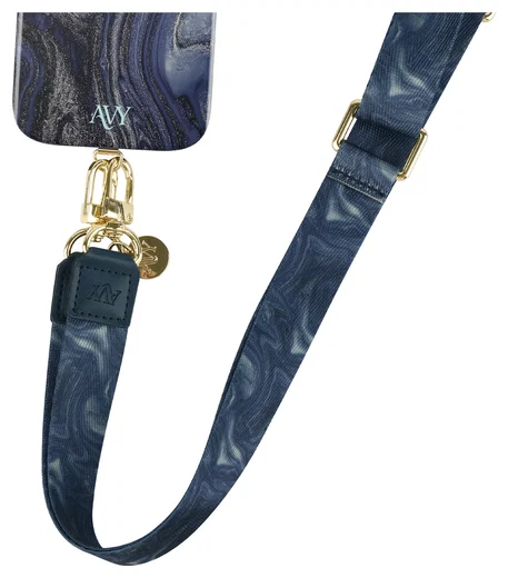 AVY Apple iPhone 16 MagSafe Hoesje met Koord 130CM Obscura Blue afbeelding 15