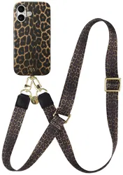 AVY Apple iPhone 16 MagSafe Hoesje met Koord 130CM Panthera Chic afbeelding