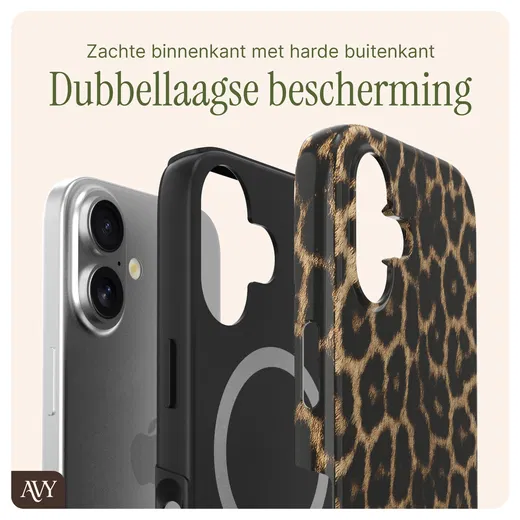 AVY Apple iPhone 16 MagSafe Hoesje met Koord 130CM Panthera Chic afbeelding 7