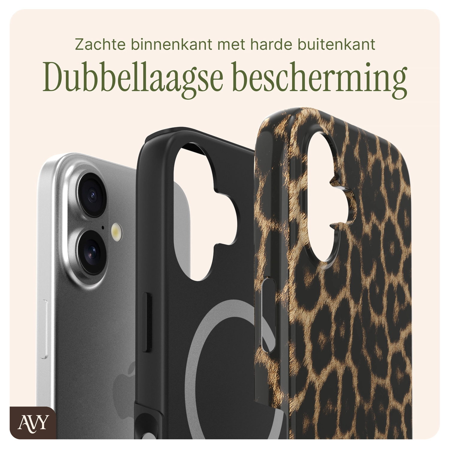 AVY Apple iPhone 16 MagSafe Hoesje met Koord (32CM) Panthera Chic afbeelding 8