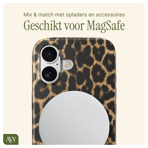 AVY Apple iPhone 16 MagSafe Hoesje met Koord (32CM) Panthera Chic afbeelding 11