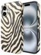 AVY Apple iPhone 16 MagSafe Hoesje met Koord 30CM Safari Hearts afbeelding 11