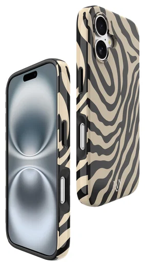 AVY Apple iPhone 16 MagSafe Hoesje met Koord 30CM Safari Hearts afbeelding 13