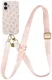 AVY Apple iPhone 16 MagSafe Hoesje met Koord 130CM Cupid Blush