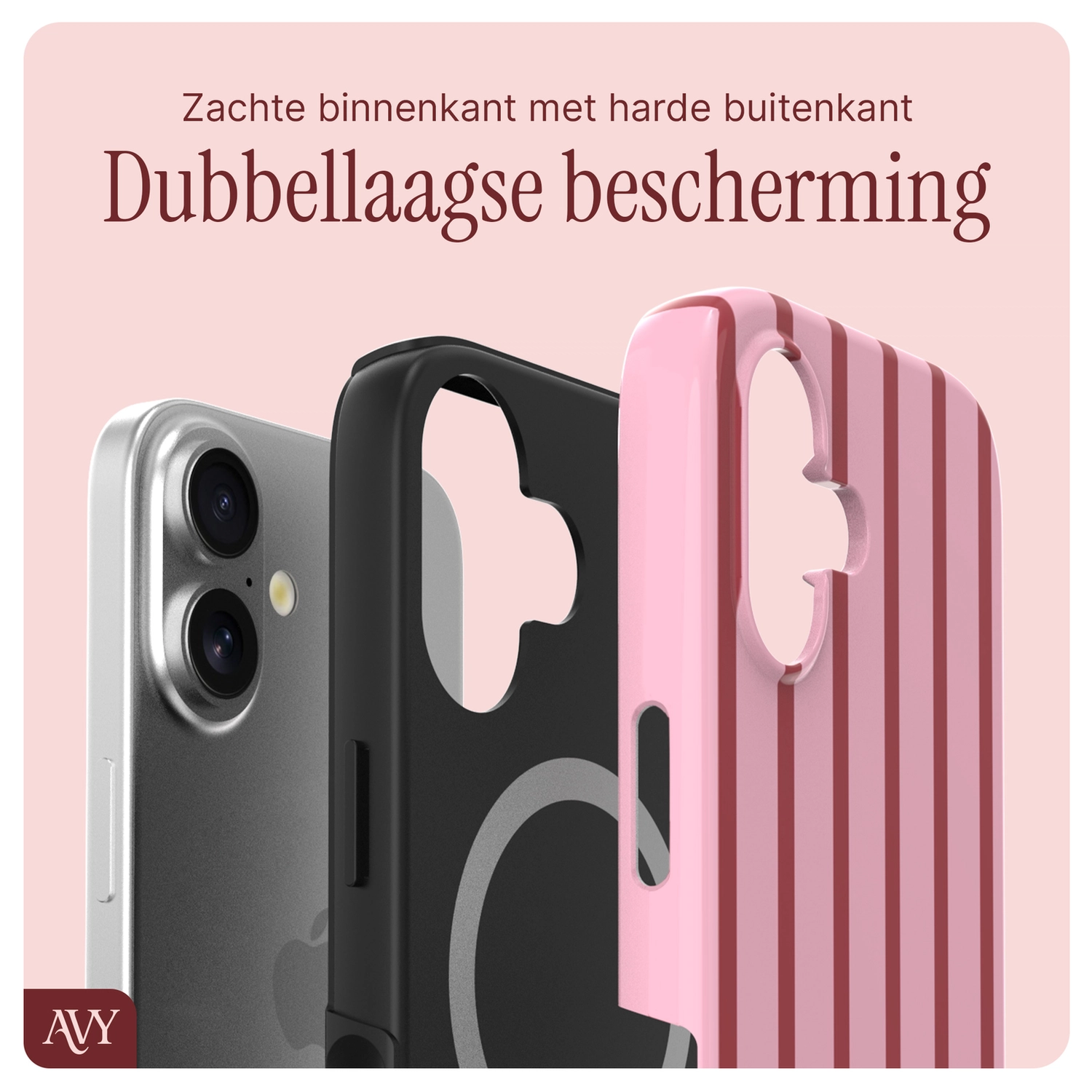 AVY Apple iPhone 16 MagSafe Hoesje met Koord 130CM Linea Sol afbeelding 8