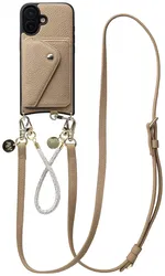 AVY Apple iPhone 16 - Styled Kit - Beige - Leather and Silver afbeelding