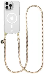AVY Apple iPhone 16 Pro Max Hoesje met Koord & MagSafe 120CM Aurum Lien Long afbeelding