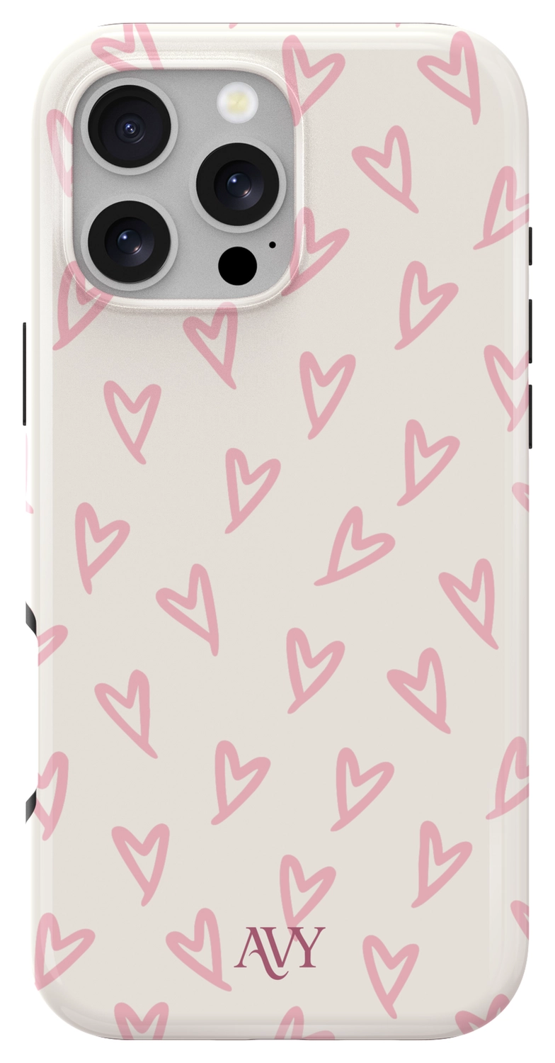 AVY Apple iPhone 16 Pro Max MagSafe Hoesje met Koord 30CM Cupid Hearts afbeelding 12