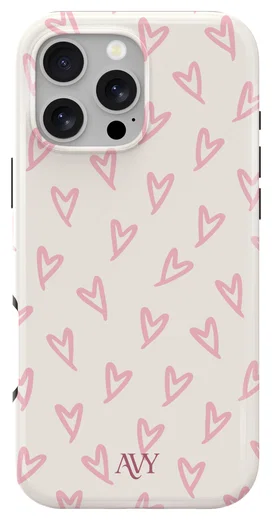 AVY Apple iPhone 16 Pro Max MagSafe Hoesje met Koord 30CM Cupid Hearts afbeelding 12