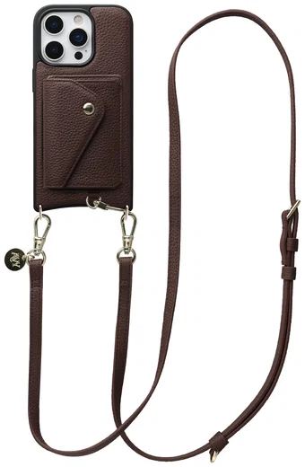 AVY Apple iPhone 16 Pro Max - Styled Kit - Chocolate - Long Leather afbeelding 1
